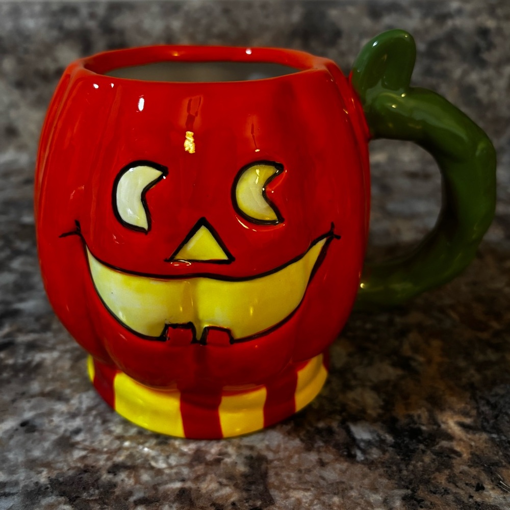 Adorable 16oz Halloween Jack-O-Lantern Coffee Mug - Picture 1 of 8